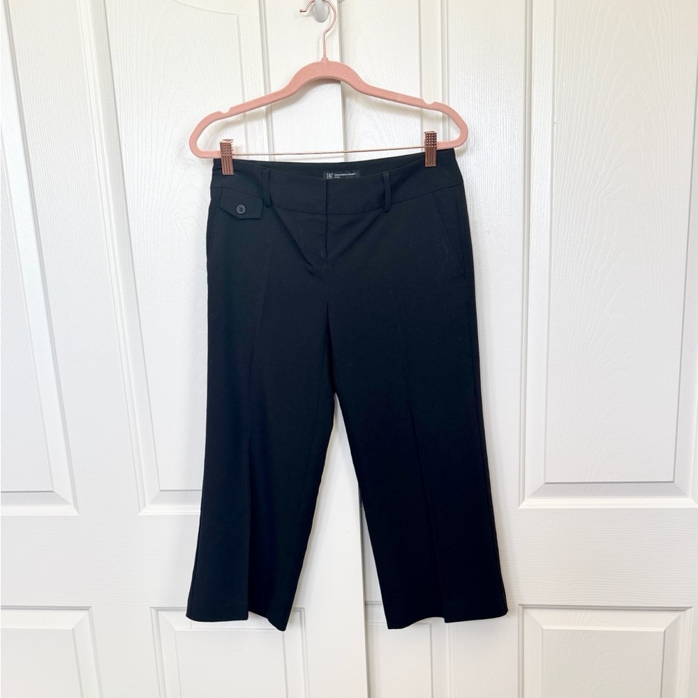 INC Black Cropped Ankle Pants